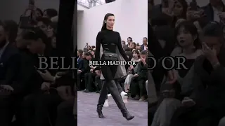 Which walk do you prefer? Bella Hadid or Yasmin wijnaldum #model #viral #bellahadid