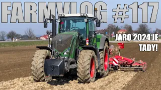 FARMVlog #117 - Jarní práce 2024 jsou TADY! | Jarní příprava půdy před setím ječmene a máku