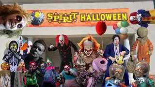 EVERY SPIRIT HALLOWEEN STORE 2023 ANIMATRONIC OVERLOAD