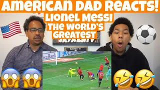 AMERICAN DAD REACTS TO Lionel Messi - The World's Greatest - New Edition - HD