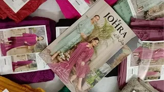 Johra luxury lawn Chikankari with chiffon dupatta || Eid Collection 2024