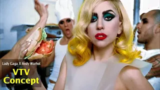 Lady Gaga 's Andy Warhol Makeup -  Telephone Music Video