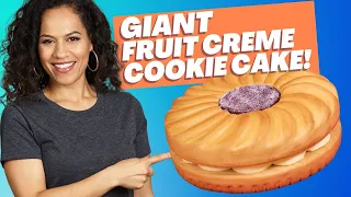This GIANT Fruit Creme Cookie was so much DRAMA!!| How to Cake It With Yolanda Gampp