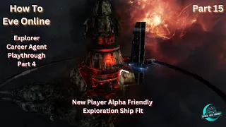 EVE Online New Player Basic Alpha Exploration Ship Fit For Hacking Ordinary Data and Event Sites