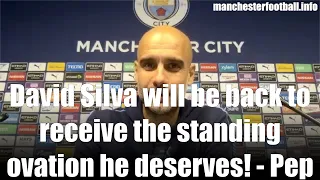 David Silva will be back to receive the standing ovation he deserves! - Pep