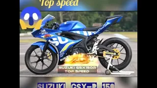 Top speed Suzuki GSX R 150 La moto 150 más rápida de todas  Hasta superando a