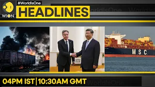 Russia pounds Ukraine, alert sounded | Iran to release MSC aries crew | WION Headlines