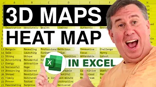 Excel - Choropleth Heat Mapping in Excel 3D Maps: Episode 1703