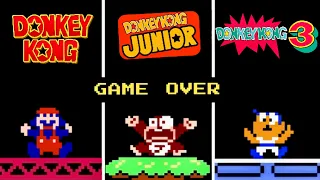 Evolution of Donkey Kong 1-2-3 GAME OVER screens [Mega Video]