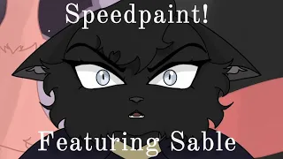 Speedpaint |Stubborn Sable Feline|^The Owl House OC^