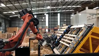 Robot Nailing Pallet Thailand