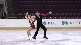 2015 ISU Jr. Grand Prix- Colorado Springs Pairs Free Skate Bryn HOFFMAN / Bryce CHUDAK CAN