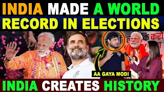 INDIA MADE A WORLD RECORD IN ELECTIONS | PAK PUBLIC SHOCKING REACTION | SANA AMJAD