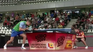 Dimitrij Ovtcharov vs Darko Jorgic | MT-QF | 2019 European Championships