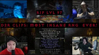 D2R CLIPS S3E05 -  INSANE DROPS, HC DEATHS, PK IN HARDCORE, RUNEWORD FAIL, FUNNY CLIPS & MORE!