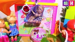 IN THE TRAP FOR A TOY. How to open the ball LOL without friends # Cartoons dolls #LOL