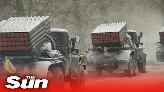 Russian MOD video show 'military convoy on the move inside Ukraine'