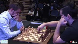 It ended before it even started! Carlsen vs Nepo | Tata Steel Chess India Blitz 2019