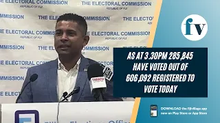 As at 3.30pm 285,845 have voted out of 606,092 registered to vote today | 14/12/22