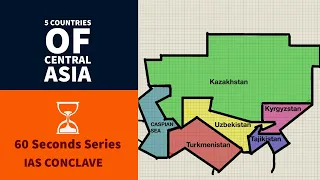 5 countries of Central Asia in 60 seconds