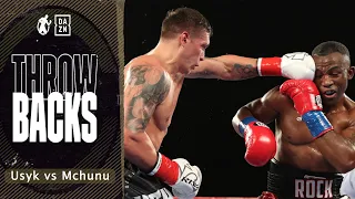 #Throwback | Oleksandr Usyk vs Thabiso Mchunu! Usyk PUMMELS Mchunu Scoring KO In His USA Debut!