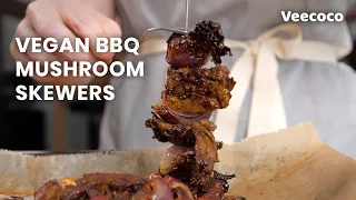 How To Make Vegan Mushroom Skewers - Vegan BBQ Special