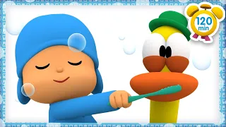 😁 POCOYO em PORTUGUÊS do BRASIL - Escovar Os Dentes [120 min] | DESENHOS ANIMADOS para crianças