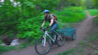 Горный велосипед - Практическое применение. Вело прицеп или "тачка на прокачку"