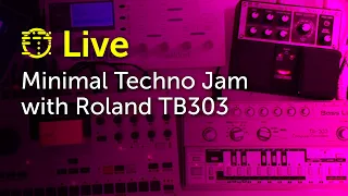 Live Minimal Techno Jam with Roland TB303