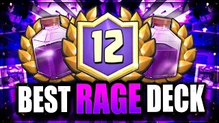 NEW 12 WIN RAGE CHALLENGE FIRST TRY!! EASY DECK!! Clash Royale Best Rage Challenge Deck