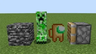 Among Us Totem + Creeper = ???