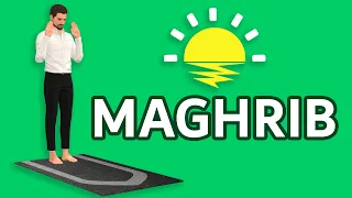 How to pray Maghrib for men (beginners) - with Subtitle