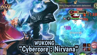 New Gameplay Wukong "Cybercore : Nirvana" Miracle Skin! | ARENA OF VALOR