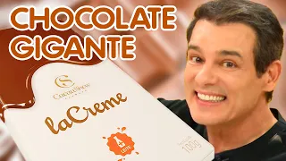 FIZ UM CHOCOLATE GIGANTE! VOCÊ NUNCA VIU IGUAL!