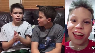 Ninja Kids Ashton, Bryton & Ethan Tik Tok Battle