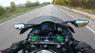 Първи тестове на моторчето - Kawasaki Ninja H2