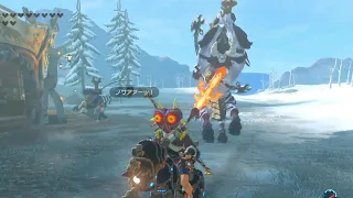 【ブレワイ(BotW)】依頼を受けて、大剣ライネルの振りかぶりダッシュから逃げてみた【ドリカラ】