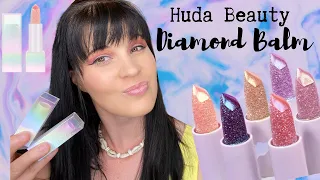 HUDA BEAUTY Diamond Hydrating Lip Balm | Lip Swatches and Review