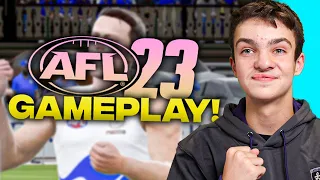 MY FIRST AFL 23 GAME! (Gameplay)
