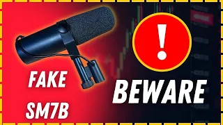 How to spot a fake Shure SM7b microphone