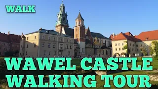 Wawel Castle Walking Tour  in Krakow Poland Summer 2023
