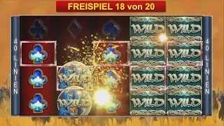 Bally Wulff Online - 40 Thieves - Mehrfach Freispiele auf 1€ und 2€ Einsatz BIG WIN - Echtgeld