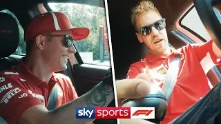 Kimi vs Vettel | Duel driving slalom challenge!