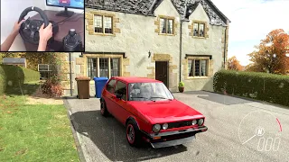 Volkswagen Golf GTI MK1 - Forza Horizon 4 | Logitech g920 gameplay