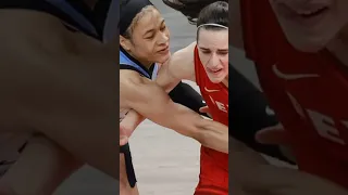 Chennedy Carter’s Foul On Caitlin Clark Upgraded To A Flagrant #shorts