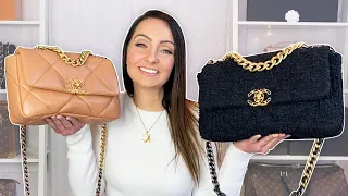 Small Vs Medium Chanel 19 Bag Size Comparison + OUTFITS 💃 | WHICH IS BEST? 🤔