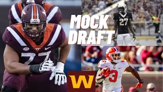 Washington Football Team 2021 Mock Draft! WFT Get Their LT Of The Future!