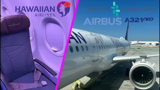 TRIP REPORT | Hawaiian Airlines A321neo Extra Comfort Exit Row LAX (Los Angeles) to KOA (Kona HI)