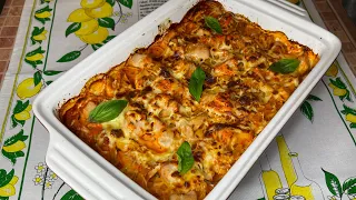 Гнезда из Макарон с Индейкой и Сыром в духовке, рецепт вкусного и простого ужина