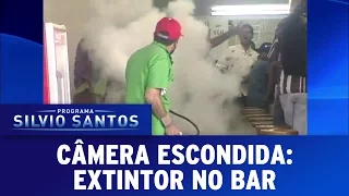 Câmera Escondida (18/09/16) - Extintor no Bar